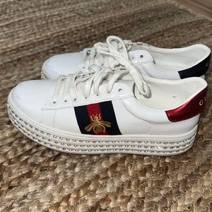 Gucci Ace sneaker with crystals